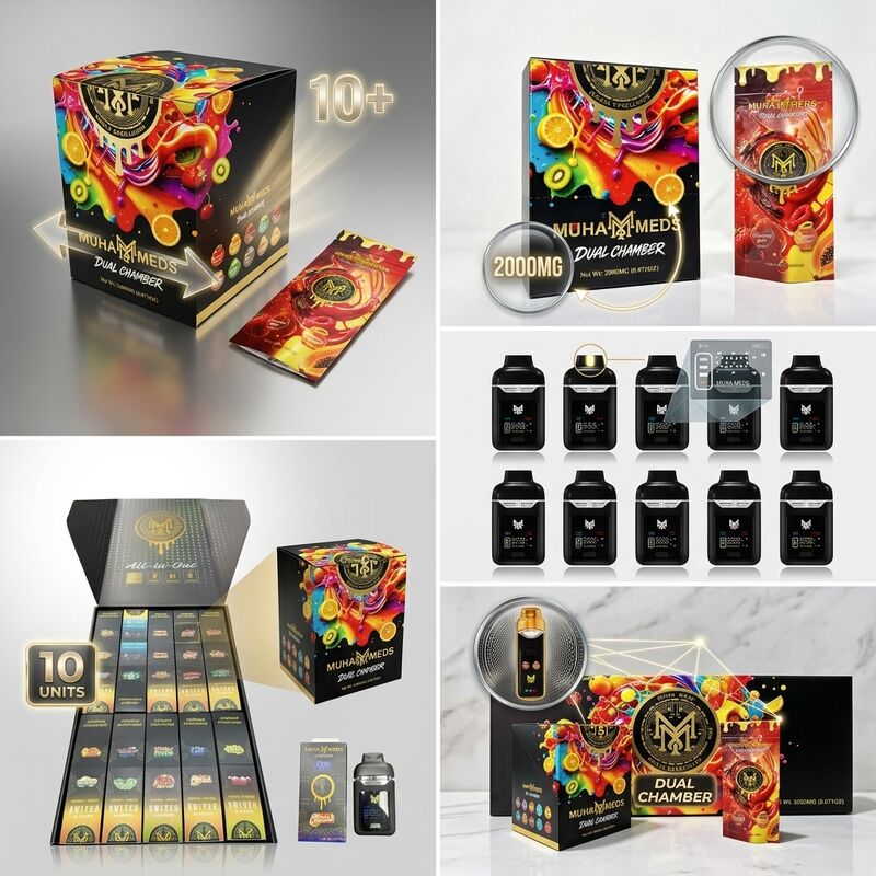 Swap Dial Selector Disposable Vape Device with Twin Ceramic Cores and Independent Airflow for Dual Flavor Control