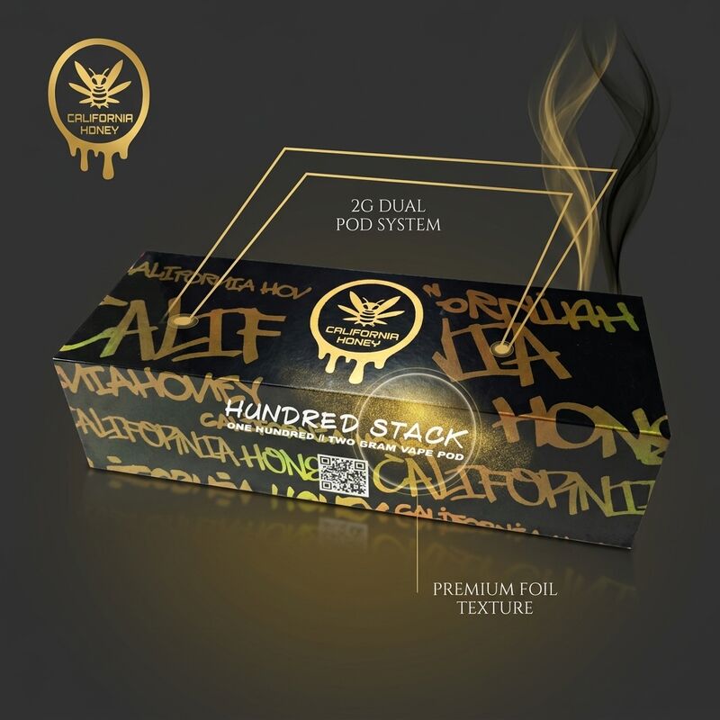 Dual-Pen 2 Gram Disposable Vape California Honey Two Flavors Compact Device