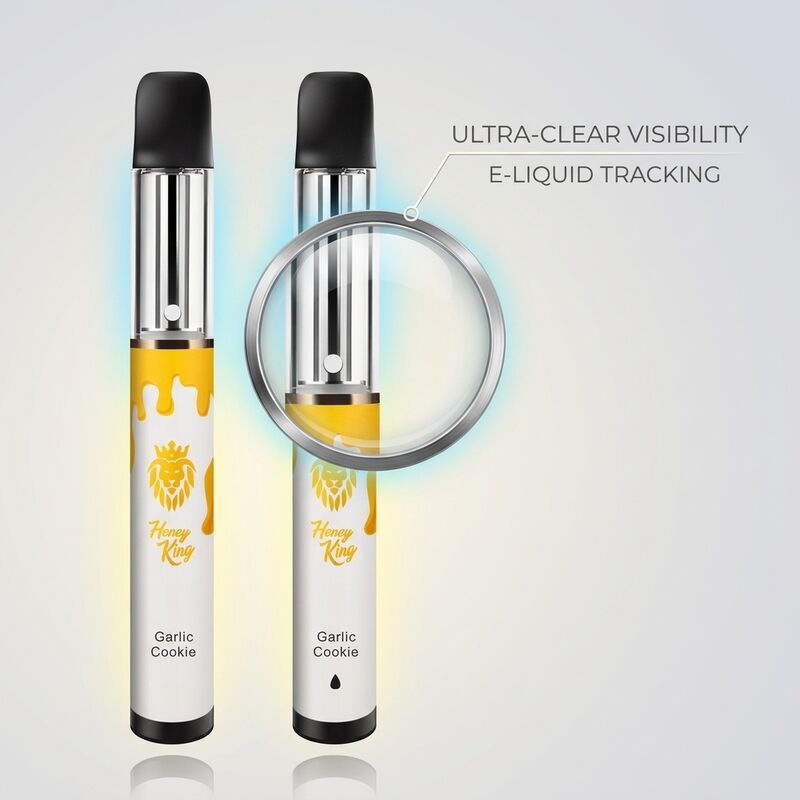 Honey King Vape Disposable Vape Device with Crystal Window 6000 Puffs and 16ml E-Liquid
