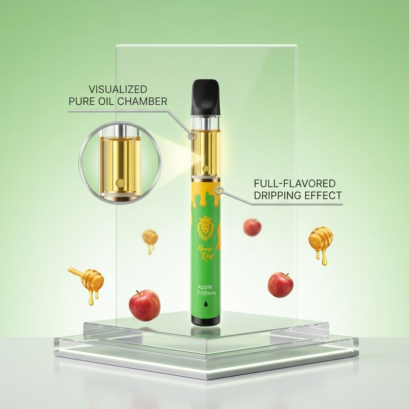Refillable Disposable Vape Pen 2g Honey King PCTG Tank Type-C Rechargeable