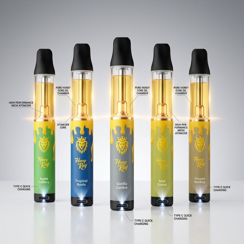 Honey King Vape Disposable Vape Device with 6000 Puffs 15ml E-Liquid and 1200mAh Battery