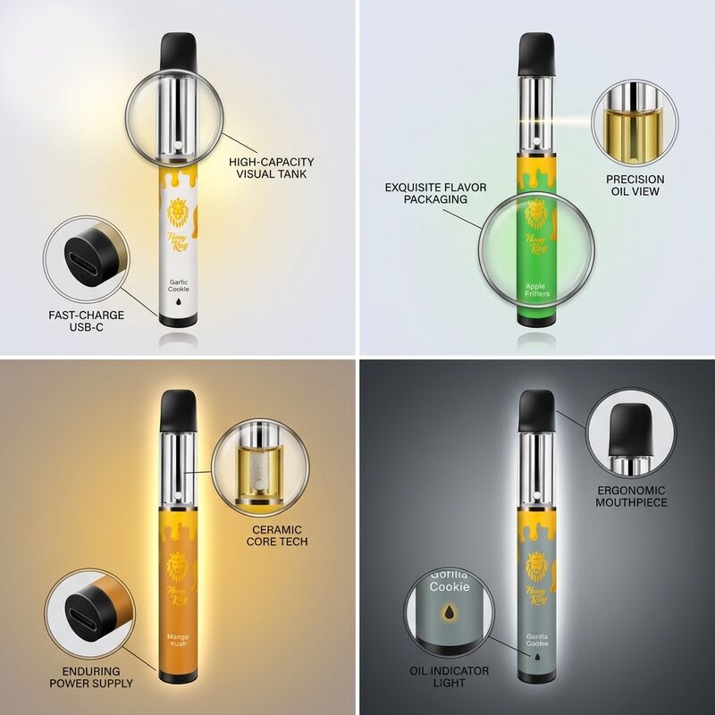 6000 Puffs Disposable Vape Mod with 15ml E-Liquid and 1200mAh Battery Vape Device