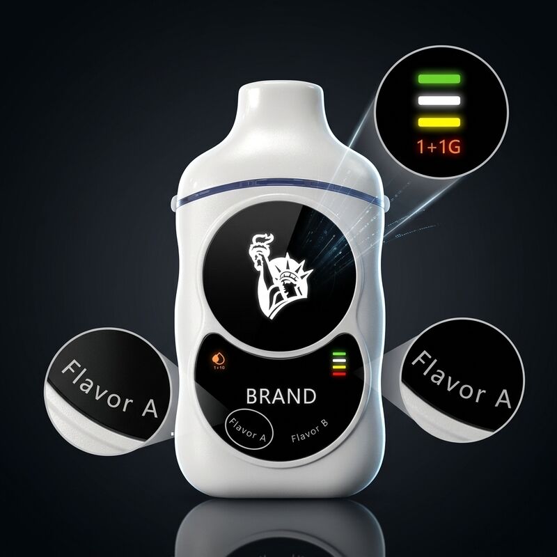 Single-Tank All-in-One Vape Pen Smart Screen OEM Muha Meds Custom Design